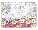 Illustrated by Dessain Tolra 'Flower' Adult Coloring Book Kits DIY Stationery Cards Set with 20 Greeting Cards Coloring Postcards and Envelopes Coloring Stickers for Stress Relieving