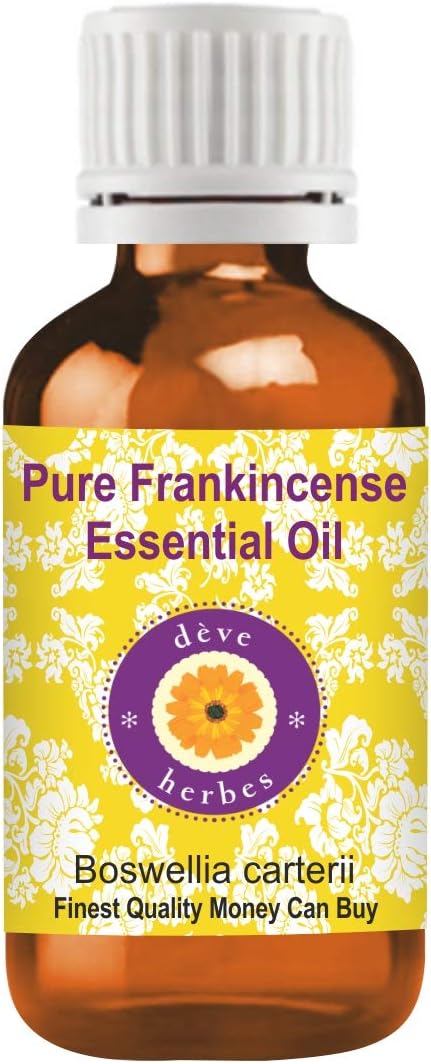 Deve Herbes Pure Frankincense Oil (Boswellia carterii) Natural Therapeutic Grade50ml (1.69 oz), 50 ml