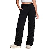Yogipace Women's Petite/Regular/Tall Dance Studio Lined Pants, Lightweight Wrinkle Free Travel Hiking Pant