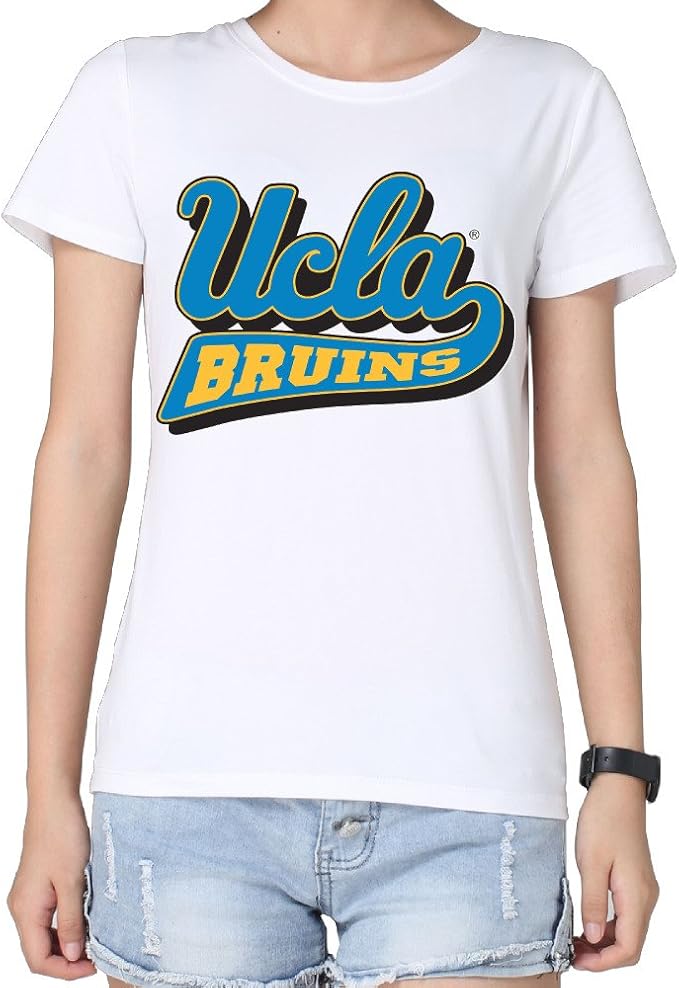 UCLA Bruins Logo Women GraphicPrint ONeck Tshirt Short Sleeve
