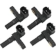 Set of 4 ABS Wheel Speed Sensor 89542-04020 for Front/Rear/Left Driver/Right Passenger Side Replacement for Toyota Tacoma 4Runner FJ Cruiser for Land Cruiser Replacement for Lexus GX460 GX470 LX570