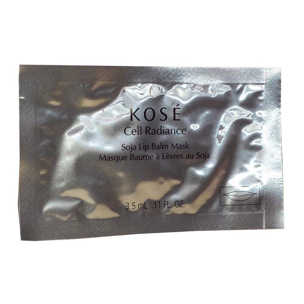 KOSE Unisex CELL RADIANCE BALSAMO DE LABIOS SOJA 3.5ML CELL RADIANCE SOY LIP BALSAM 3.5ML, Negro, Only