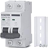 Chtaixi AC Miniature Circuit Breaker, 50 Amp