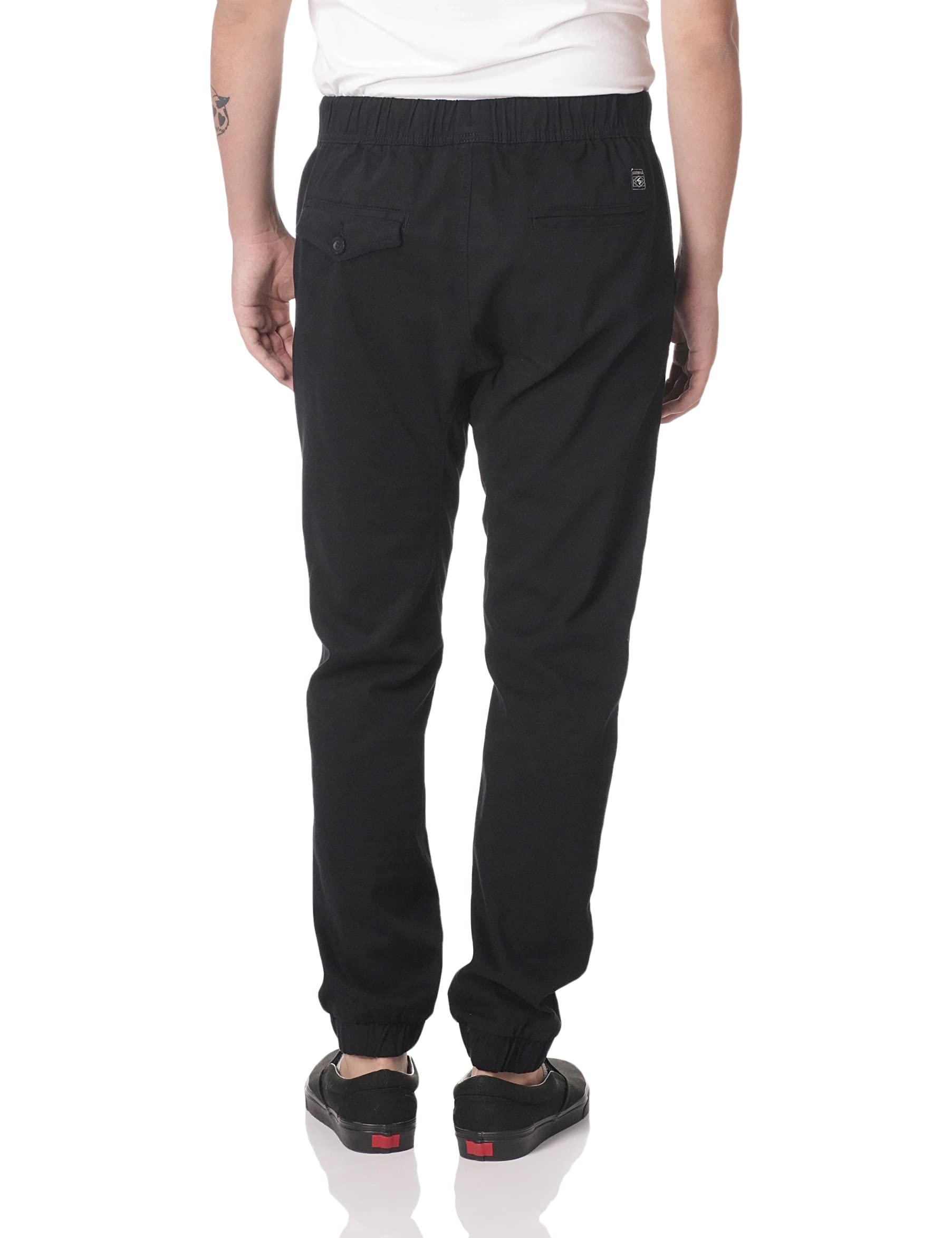 Southpole Mens Basic Stretch Twill Jogger Pants - Reg and Big & Tall Sizes