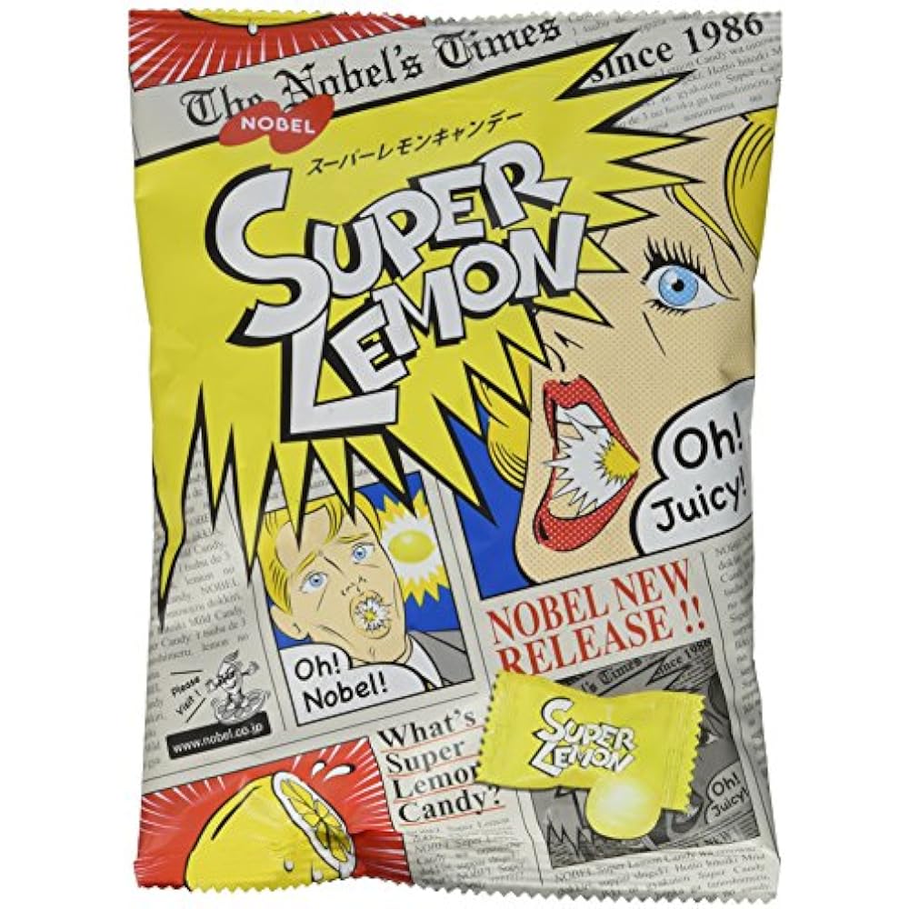 Japanese Extreme Super Sour Lemon Flavored 3 Layered Intense Candy