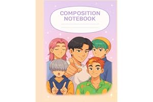 Composition Notebook Wide Ruled: Designed for K-Pop Fans Who Love Writing, Lyric Notes, and Daily Planning