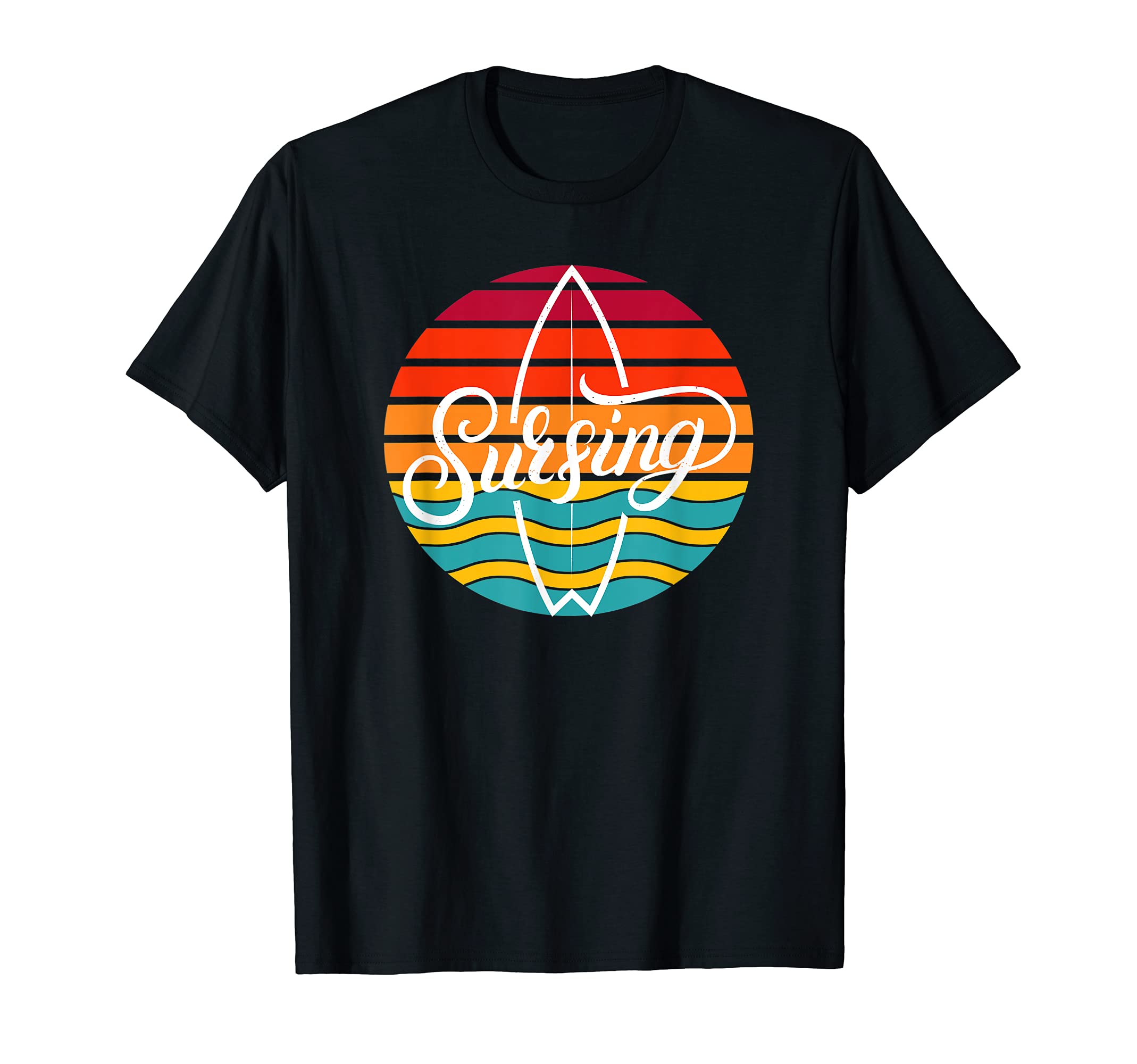 Surfing California Santa Cruz Venice Santa Monica Surf T-Shirt