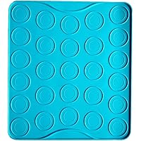 Allforhome 27-Round Macarons Macaroons Moulds Silicone Molds Baking Pastry Sheet Mat