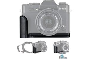 Metal Hand Grip L Bracket for Fuji Fujifilm X-T30 III XT30III X-T30III XT30II X-T30 X-T20 X-T10 Anti-Slip Handgrip Holder,wit