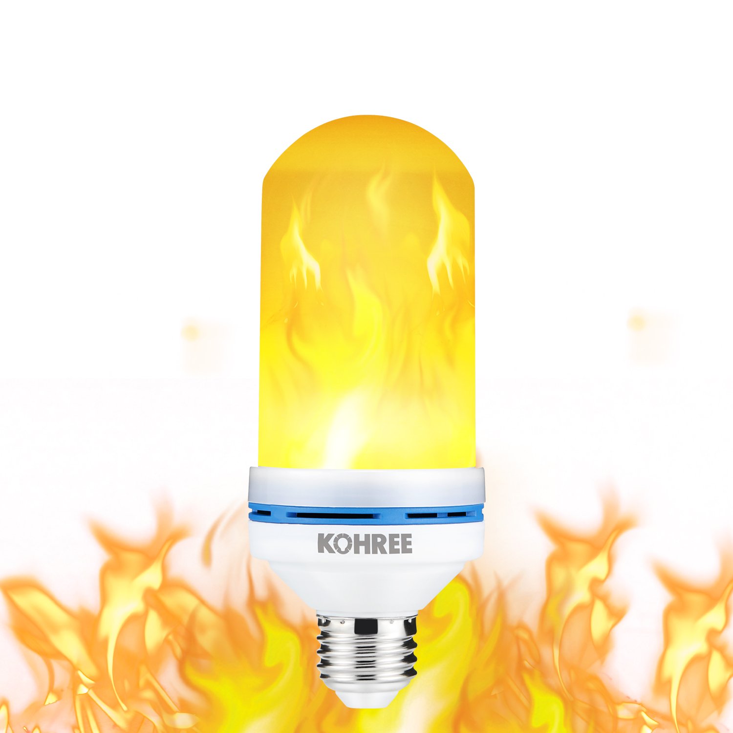 Portalampada Con Effetto Fiamma Rossi Rosa - Lampadina Decorativa 220V Per Atmosfera - Foto 12