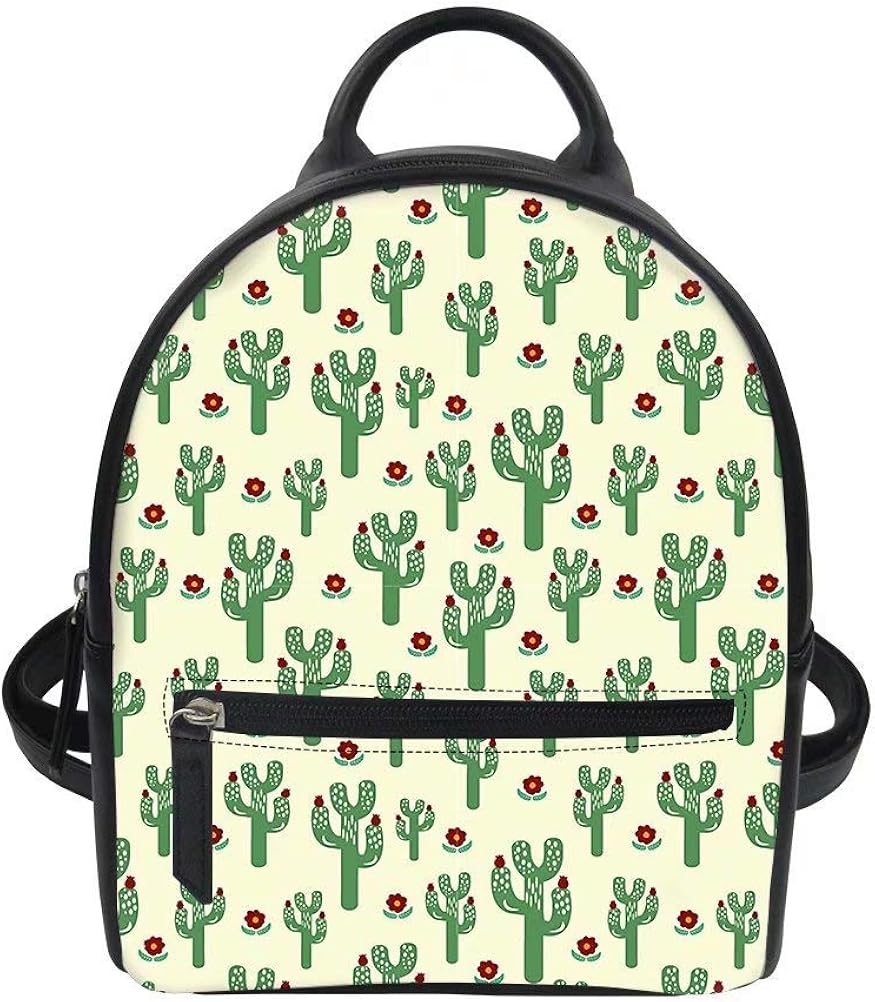 cactus print backpack