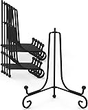 Iron Display Stand 10 Packs, 8 Inches Plate Stand