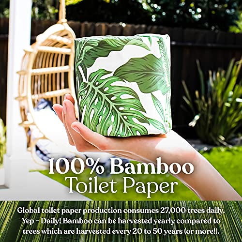 No. 2 Bamboo Toilet Paper, 8 Rolls per Carton, Septic Safe, Strong