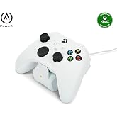 PowerA Solo Charging Stand for Xbox Series X|S - White, works with Xbox One, charging Station for Xbox Wireless Controller, officially licensed