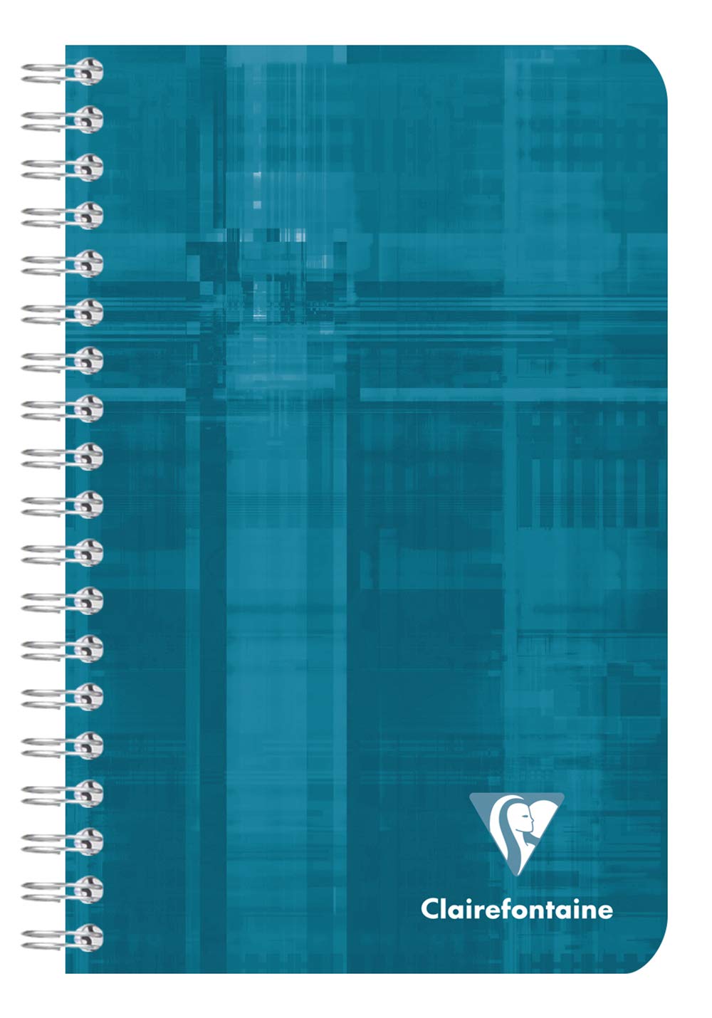 Clairefontaine 8602C - Set of 5 Spiral Notebooks - Dimensions: 11x17 cm - 180 Small Squares Pages - 90 g White Paper - Laminated Card Cover - Random Colours