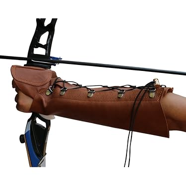 Protège-bras En Cuir Pour Tir à L'arc Traditionnel - Longbow / Recurve