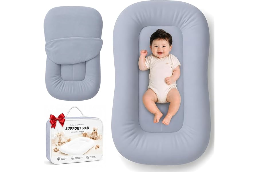 Gift Idea: Mapotf Baby Lounger for Newborns 0-24 Months