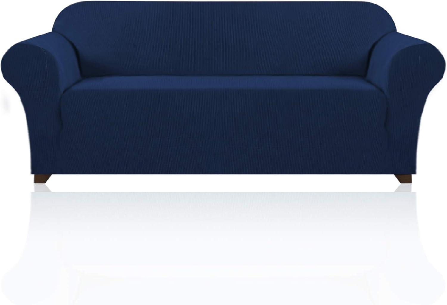 stretch sofa slipcover 1 piece sofa cover for 3 cushion couch furniture protector cover couch with elastic bottom soft and durable sofa cover pet