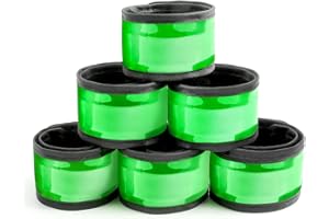 esonstyle Pack of 6 LED Light Up Band Slap Bracelets Night Safety Wrist Band for Cycling Walking Running Concert Camping Outdoor Sports