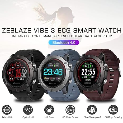 Adminitto88 Zeblaze Vibe 3 Smartwatch Sport Tracker ...