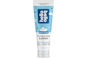 Hello Bello premium Baby Lotion | Vegan and Cruelty Free Moisturizing, Non-Greasy Lotion for babies and Kids | Fragrance Free | 8.5 FL Oz (1 Pack)