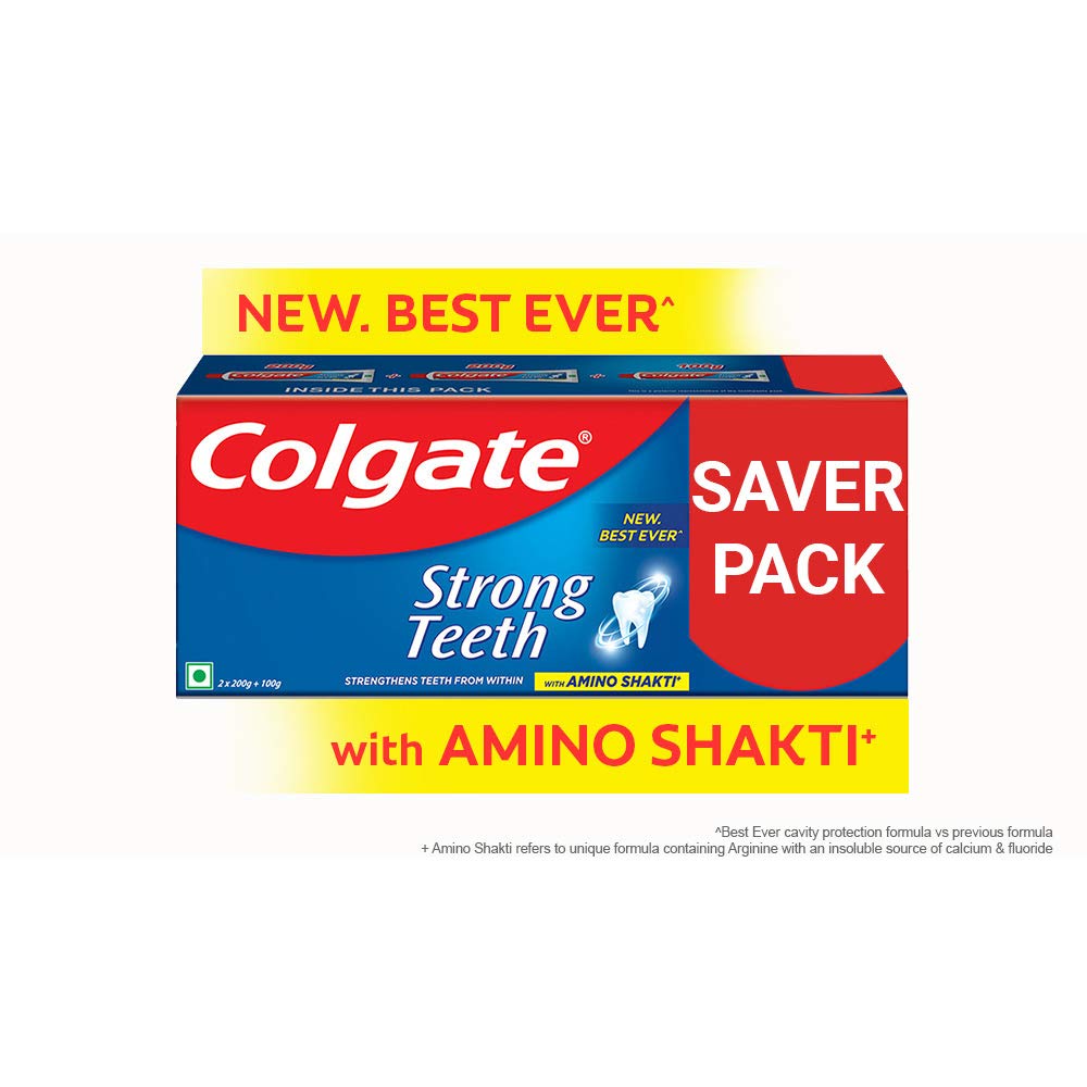 Colgate Strong Teeth Anticavity Toothpaste with Amino Shakti 500gm