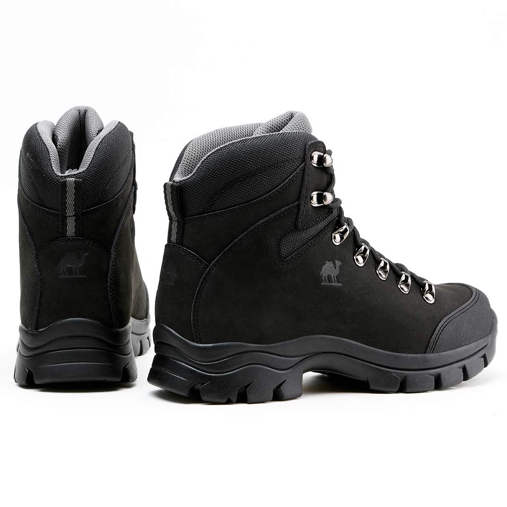CAMEL CROWN Mens Hiking Boots Outdoor Trekking Backpacking Boot Mid Hiker Boot