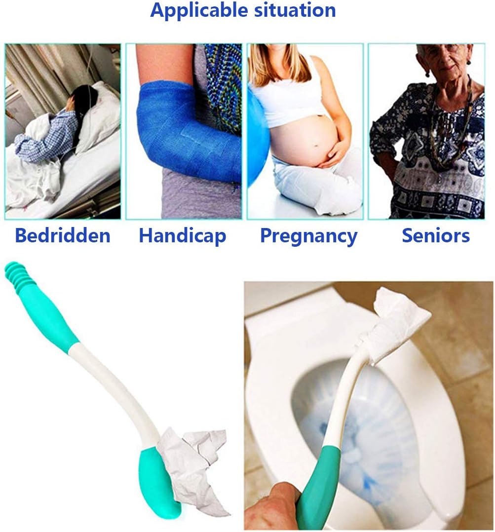 Kangwell Toilet Aids Wiping | 1 Pack, Toilet aids for Wiping, Long Reach Tissue Aids, Tissue-Stick Toilet Helper, Elderly, Pregnancy, Handlicap, Disabled, Help to Handle The Living Problem.: Health & Personal Care