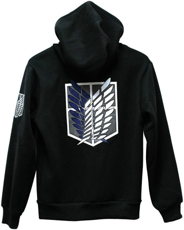Elegant Anime Shingeki No Kyojin The Survey Corps Cosplay Thermal Costume Hoodie Jacket