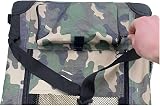 HugglePets Green Camo Fabric Dog Crate Carrier Medium 60cm Foldable view 3