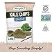 Simply 7, Kale Chips, Sea Salt, 0.8 oz, 24 Pack, Non-GMO, Nut-Free, Vegetarian, Low Calorie, Plant-Based, Cholesterol-Free, Low Fat, Vegan Snack