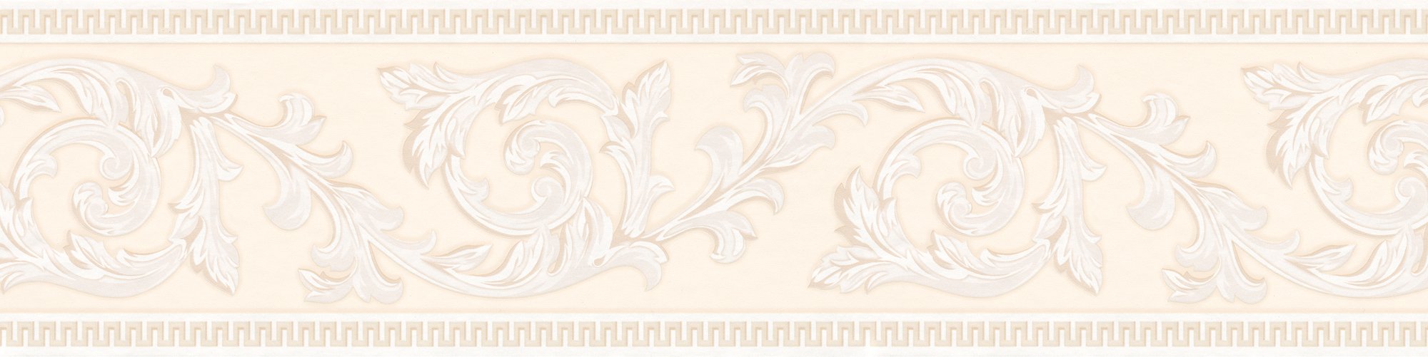 A.S. Création Self-Adhesive Border Stick Ups Border with Ornaments 5.00 m x 13 cm Beige Cream Made in Germany 906212 9062-12