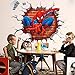 Spiderman Wall Through-Wall Stickers With Decor Decal Art Removable Vinyl Home Art Decor For Kids Nursery Bedroom
