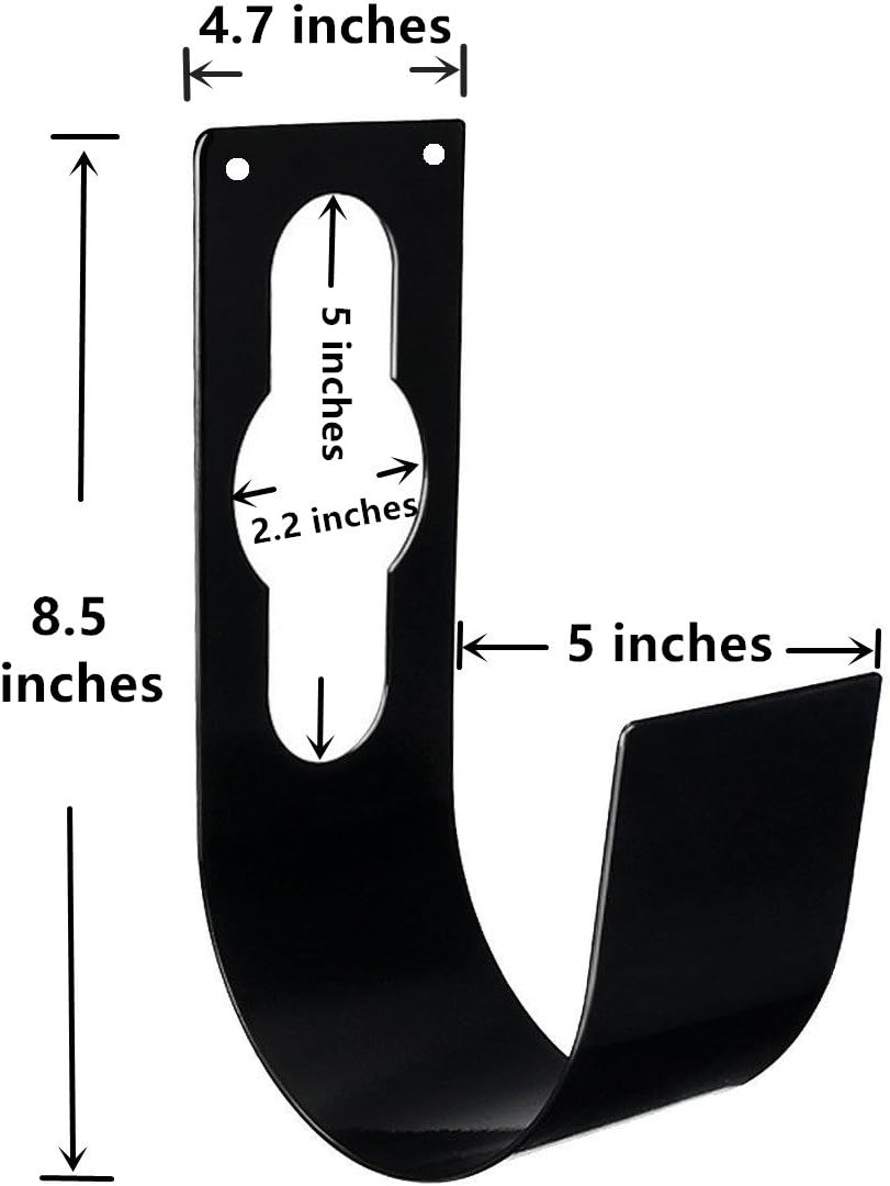 Garden Hose Holder, Metal Garden Hose Carrier Cast Iron Black : Garden & Outdoor