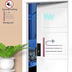 Weather Stripping Door Seal Strip, Self-Adhesive