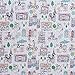 Comfort Spaces Girls/Boys Bedding Twin Size-Paco, Cats, Eiffel Tower 2 Piece Cute Toddler/Kids Mini Quilt Set Hypoallergenic Microfiber-All Season, White/Aqua