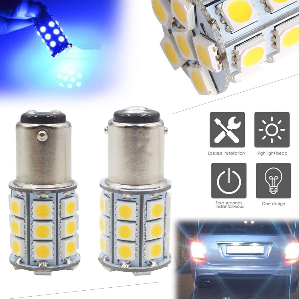 Timmart 2pcs Blue Cabin Marine Boat Led Interior Lights Bulbs 1004