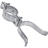 1-5/8" x 2-3/8" Chain Link Fence Gate Fork Latch - Fence Gate Latch - Galvanized Fence Gate Latch with Hole for Padlock