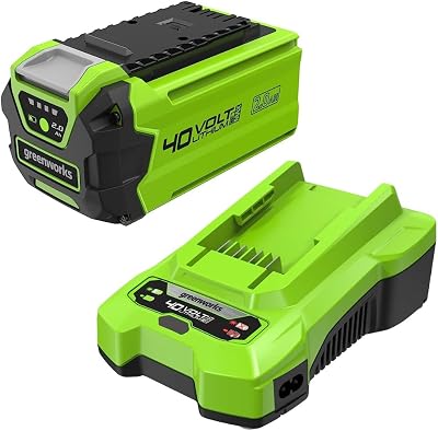 Greenworks 40V Battery 2Ah & Universal Charger Kit GSK40B2