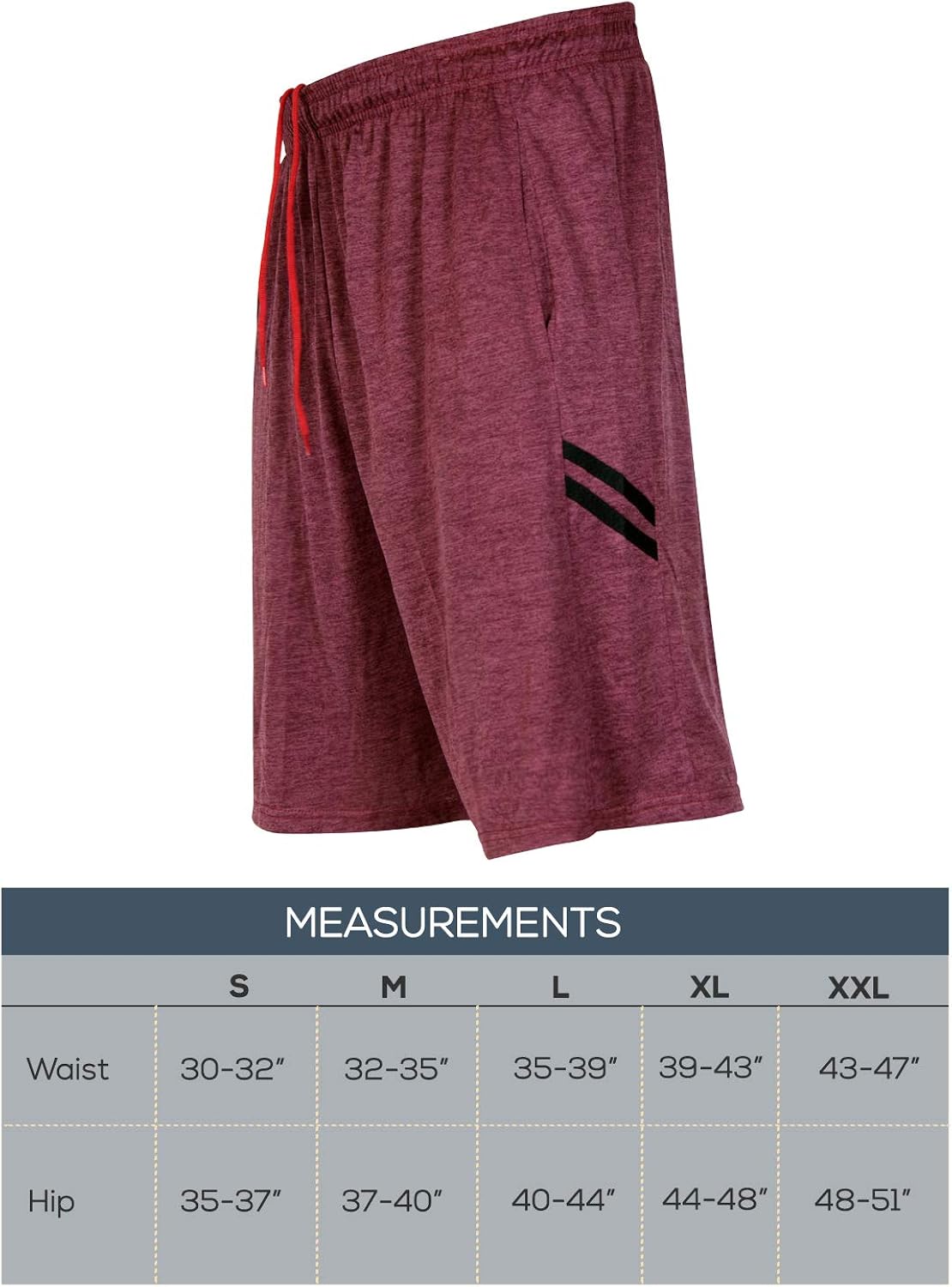 5 Pack:Men's Dry-Fit Sweat Resistant Active Athletic Performance Shorts at  Men’s Clothing store