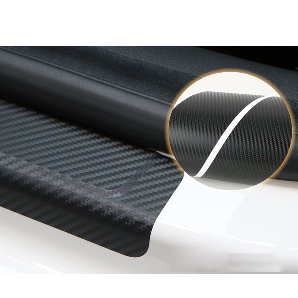 Voarge Strisce Protettive Auto - Set Di 4 Paraurti Anti Graffio Universali Nero | Protezione Portiere