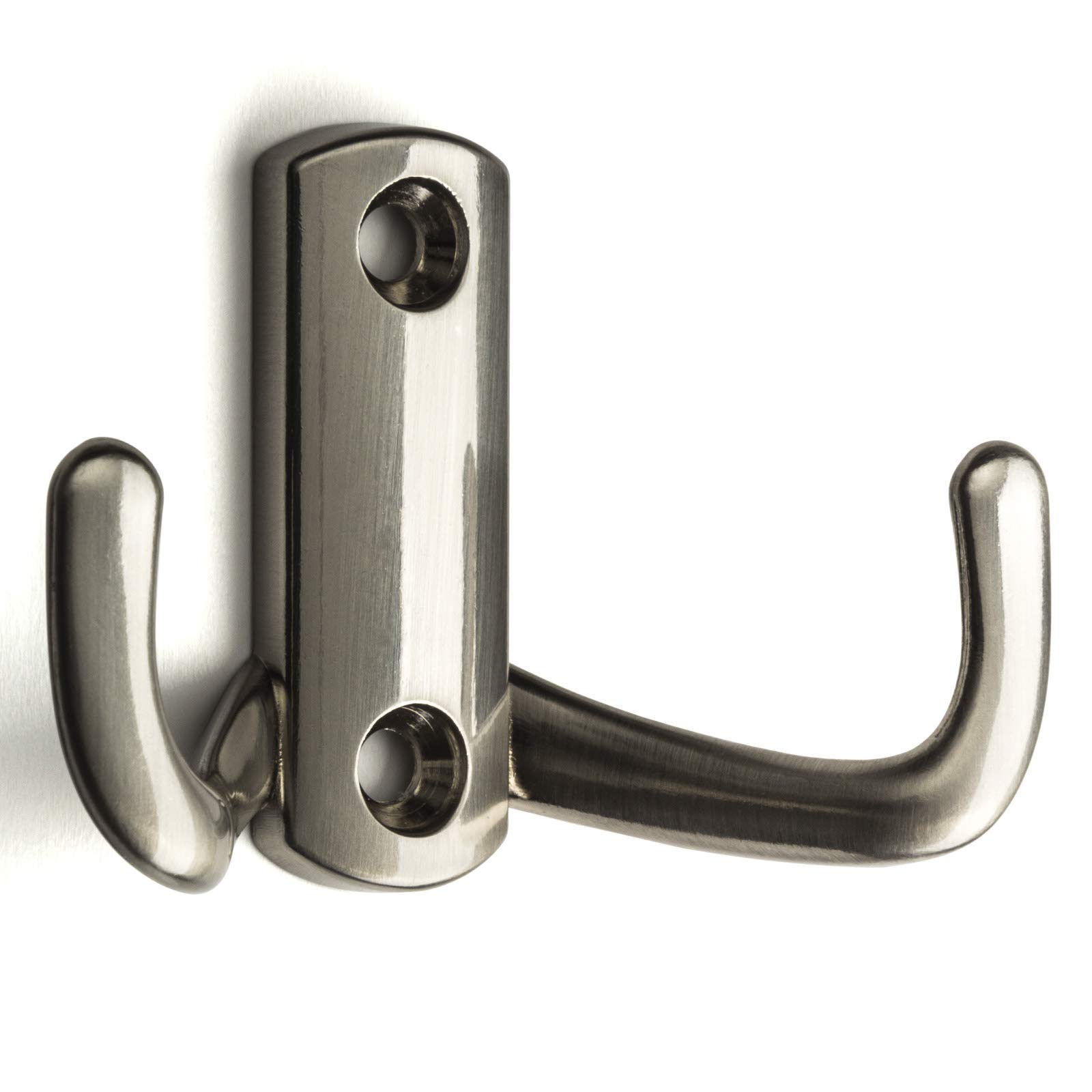 5 x SO-TECH® Clothes Hooks Julie Wardrobe Hook Coat Hook Wall Hook Stainless-Steel Finish (small)