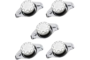 Aopin Thermal Control Switch KSD301 Normally Closed NC 15 Degrees 250V 10A Thermostat Temperature Switch 5pcs