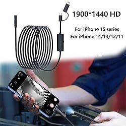 Endoscope Camera for iPhone 15/14/13/12/11 Pro Max