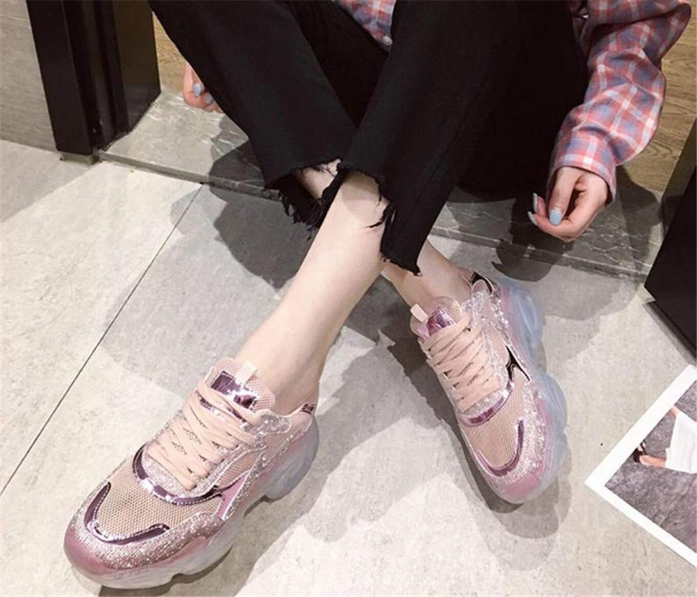 sequin chunky sneakers