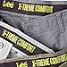 Lee Men's Extreme Motion Flat Front Short, Anchor red, 34