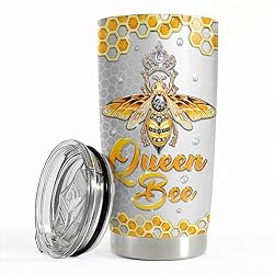 SANDJEST Bee Tumbler 20oz Jewelry Drawings