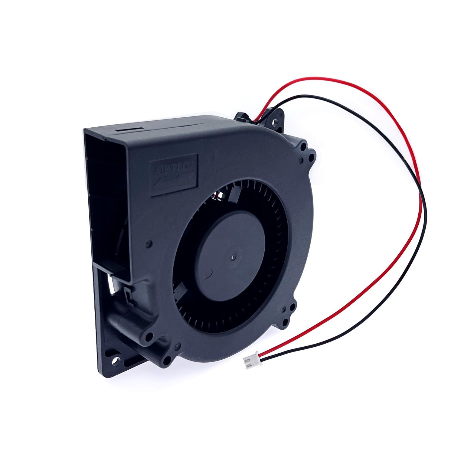 JZK 12x12x3.2cm, 120mm 12V Blower fan 3000 RPM, 120x120x32mm brushless DC Cooling Fan, High Air Volume and High Speed Furnace Turbo Air Blower for BBQ, DIY Ventilation Exhaust Fan