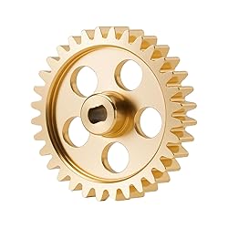 INJORA Brass Transmission Main Gear with Motor