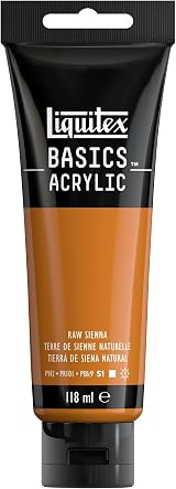 Liquitex Basics Acrylic Paint Raw Sienna 118 ml Tube